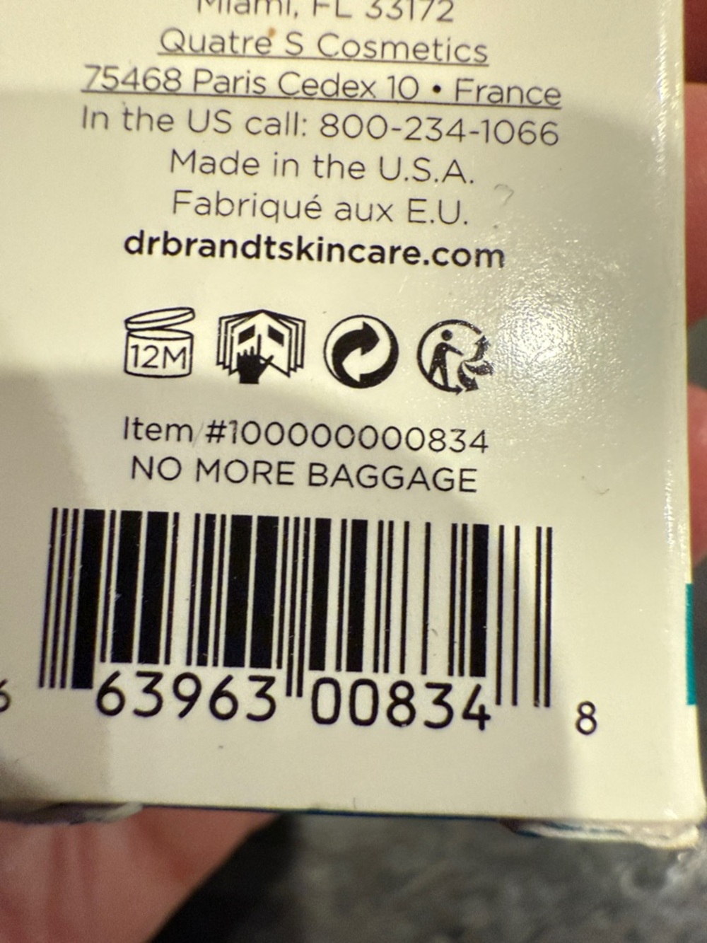Dr. Brandt Needles No More No More Baggage Eye De-Puffing Gel 0.5 oz NEW - Picture 3 of 3